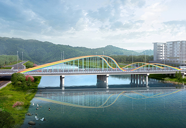 هيكل فولاذي للجسر